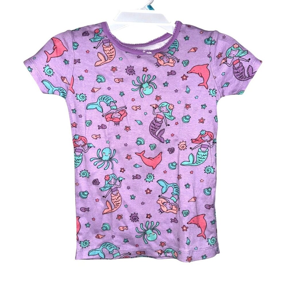 Kids Headquarters "Mermazing" 2-Piece Pajama Set & 2-Piece Graphic Set Size 7 10 - Picture 4 of 6